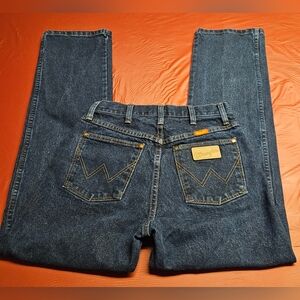 Wranglers Vintage BlueBell sz 7×30 High Waist Cowgirl Rodeo Cut E.U.C.